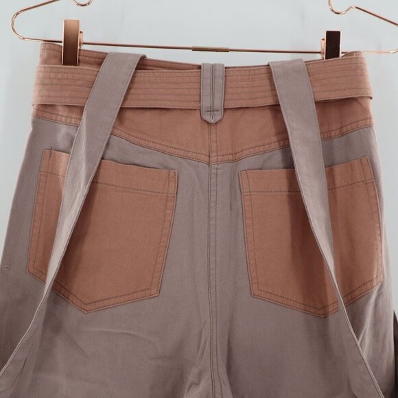 NEW Current Air New World Pant Womens Pegged Ankle Suspenders Carpenter Pockets - Picture 10 of 14